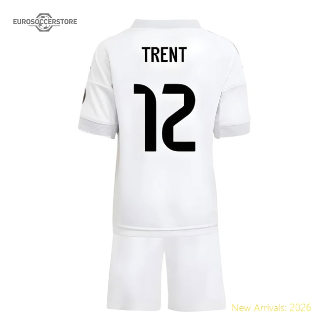 2025-2026 Real Madrid Home Mini Kit (Trent 12)-Football Jersey Hub