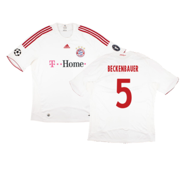 Bayern Munich 2008-09 Third Shirt ((Very Good) XXL) (Beckenbauer 5)-Football Jersey Hub