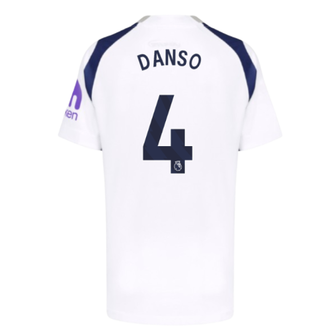 2025-2026 Tottenham Hotspur Home Shirt (Kids) (Danso 4)-Football Jersey Hub