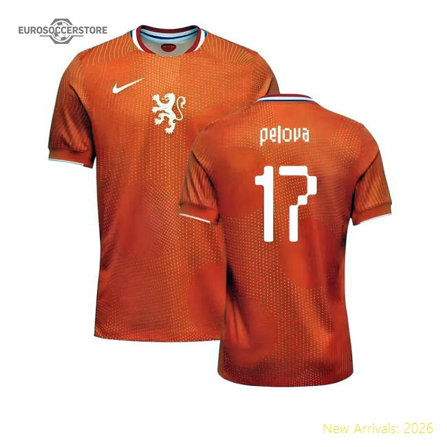 2025-2026 Netherlands Womens Team Shirt (Kids) (Pelova 17)-Football Jersey Hub