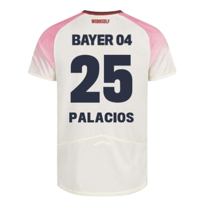2025-2026 Bayer Leverkusen Away Shirt (Palacios 25)-Football Jersey Hub