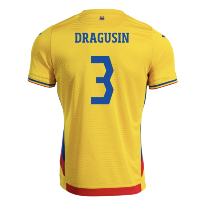 2025-2026 Romania Home Shirt (Dragusin 3)-Football Jersey Hub