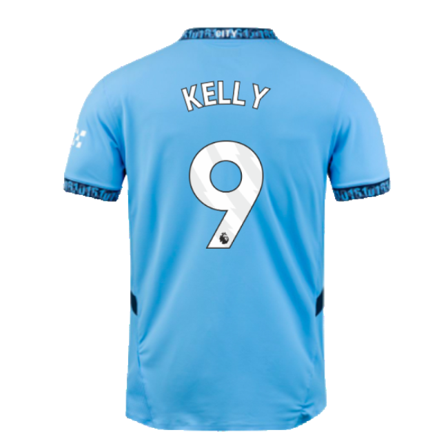 2024-2025 Man City Home Authentic Shirt with packaging (Kelly 9)-Football Jersey Hub