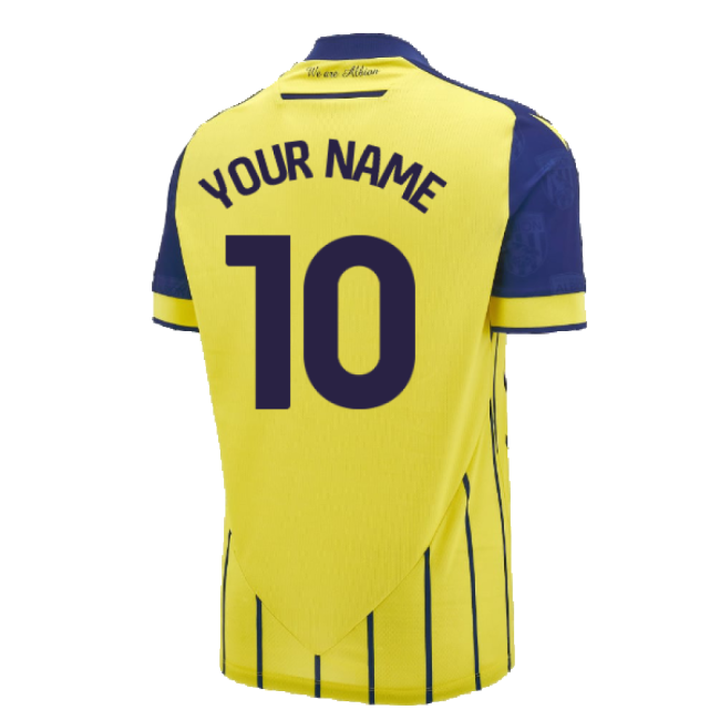 2024-2025 West Brom WBA Albion Away Shirt (Your Name)-Football Jersey Hub