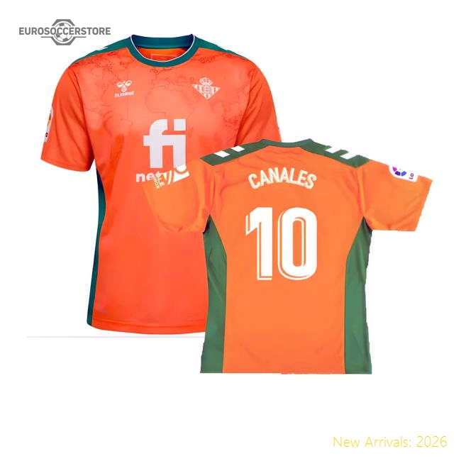 2022-2023 Real Betis Third Shirt (CANALES 10)-Football Jersey Hub
