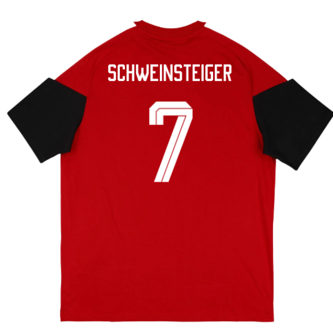 2026-2027 Germany Training Tee (Red) (Schweinsteiger 7)-Football Jersey Hub