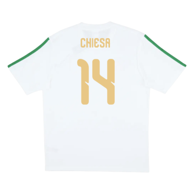 2026-2027 Italy DNA Tee (White) (Chiesa 14)-Football Jersey Hub