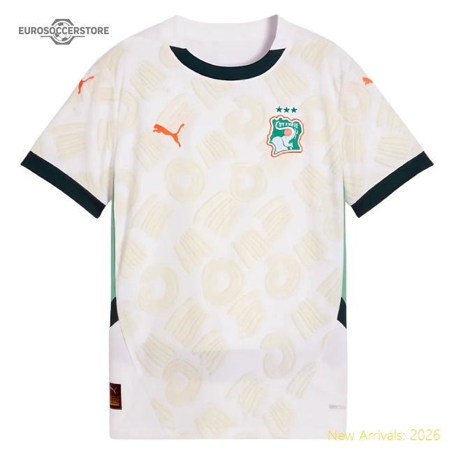 2024-2025 Ivory Coast Away Shirt (Kids)-Football Jersey Hub