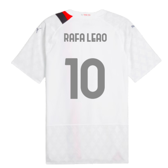 2023-2024 AC Milan Away Authentic Shirt (Rafa Leao 10)-Football Jersey Hub