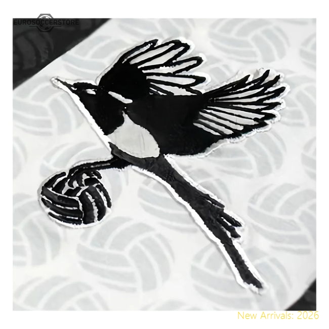 Newcastle The Magpie Ball Shapes Retro Shirt-Football Jersey Hub