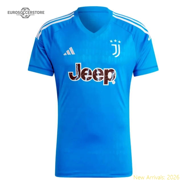 2023-2024 Juventus Home Goalkeeper Shirt (Blue) (Szczesny 1)-Football Jersey Hub