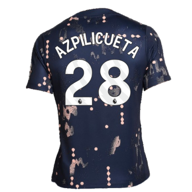 2024-2025 Chelsea Academy Pro Pre-Match Shirt (Obsidian) (Azpilicueta 28)-Football Jersey Hub
