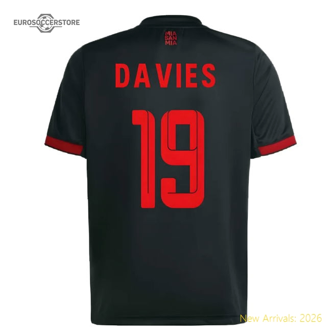 2022-2023 Bayern Munich Third Shirt (Kids) (DAVIES 19)-Football Jersey Hub