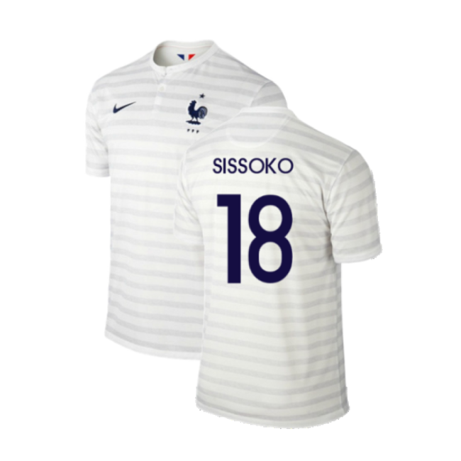 France 2014-15 Away Shirt ((Excellent) M) (Sissoko 18)-Football Jersey Hub