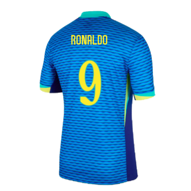2024-2025 Brazil Away Shirt (Ronaldo 9)-Football Jersey Hub