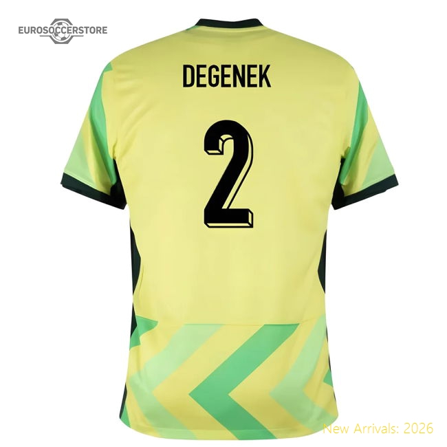 2025-2026 Australia Home Shirt (Degenek 2)-Football Jersey Hub