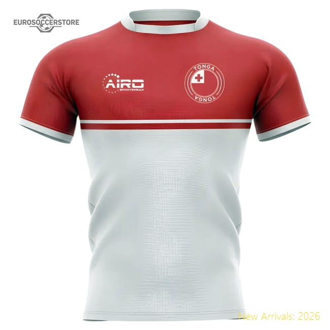 2025-2026 Tonga Training Concept Rugby Shirt - Womens-Football Jersey Hub