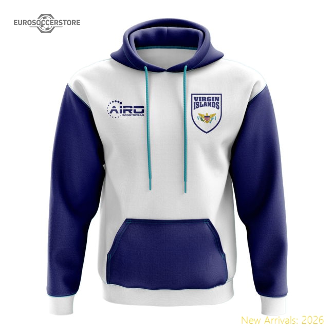 Virgin Islands Concept Country Football Hoody (White)-Football Jersey Hub