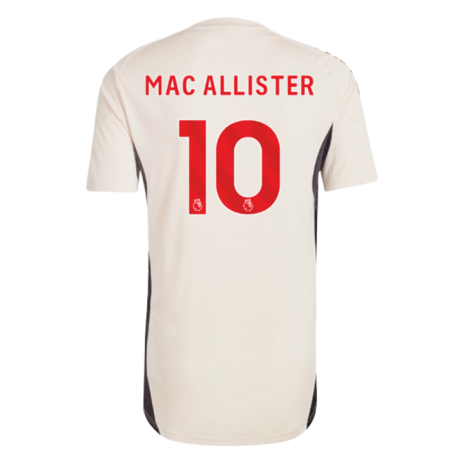 2025-2026 Liverpool Training Jersey (White) - Kids (Mac Allister 10)-Football Jersey Hub