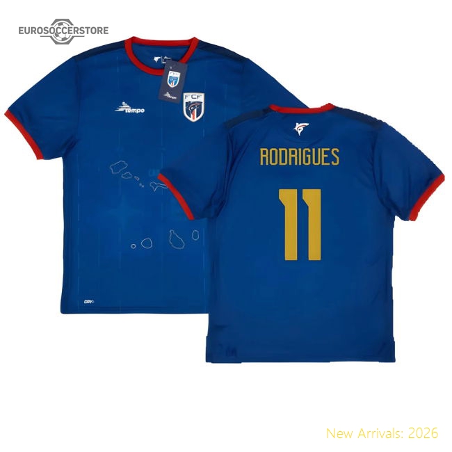 2024-2025 Cape Verde Home Shirt (Rodrigues 11)-Football Jersey Hub