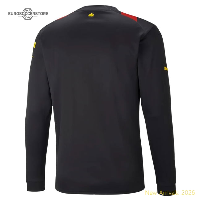 2022-2023 Man City Long Sleeve Away Shirt-Football Jersey Hub