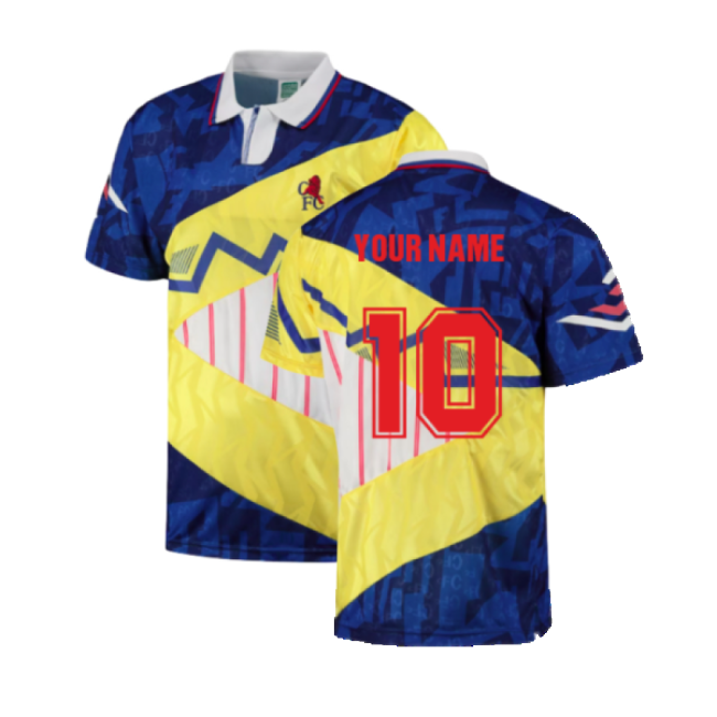 Chelsea 1992 Mash Up Retro Football Shirt (Your Name)-Football Jersey Hub