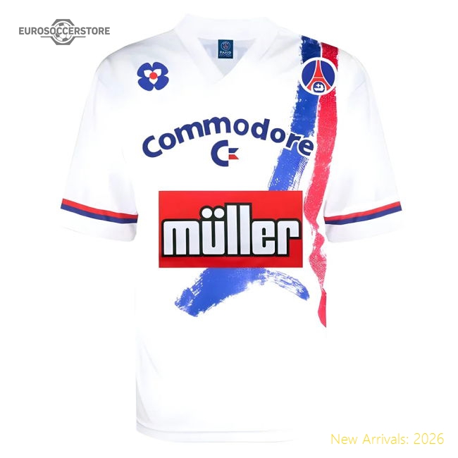 PSG 1991 Home Retro Football Shirt-Football Jersey Hub