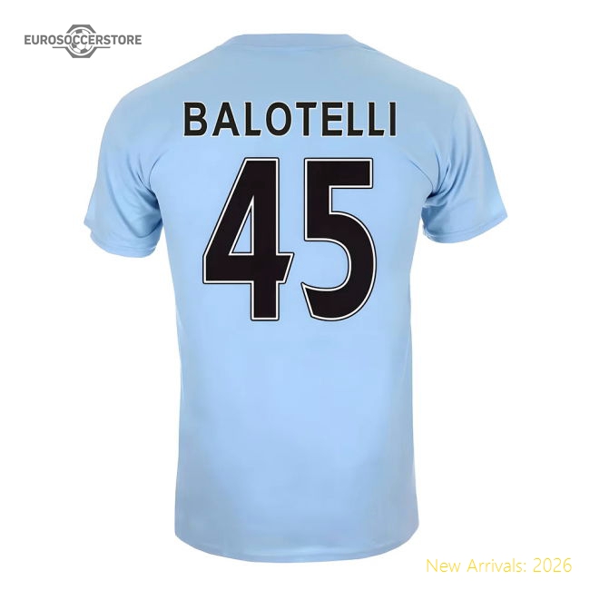 Mario Balotelli Why Always Me T-Shirt (Blue)-Football Jersey Hub