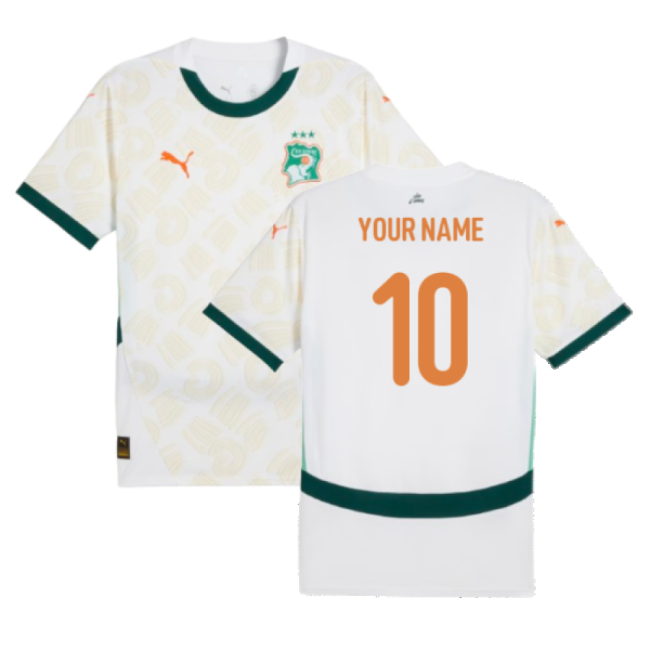 2024-2025 Ivory Coast Away Shirt (Your Name)-Football Jersey Hub
