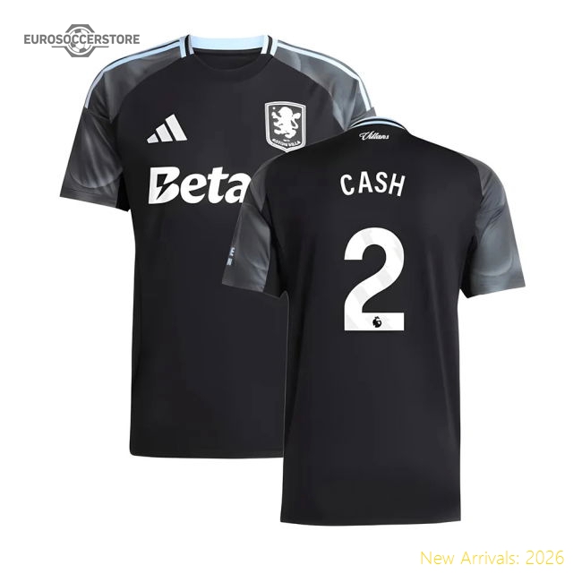 2025-2026 Aston Villa Away Shirt (Cash 2)-Football Jersey Hub