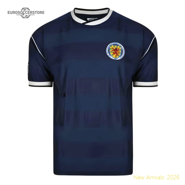 Score Draw Scotland 1986 Retro Football Shirt-Football Jersey Hub