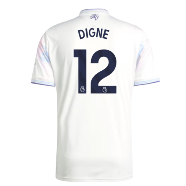2025-2026 Aston Villa Third Shirt (Digne 12)-Football Jersey Hub