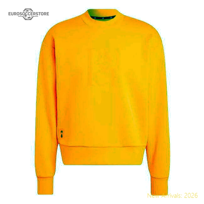 2024-2025 Real Madrid Seasonal Double Knit Crew (Orange)-Football Jersey Hub