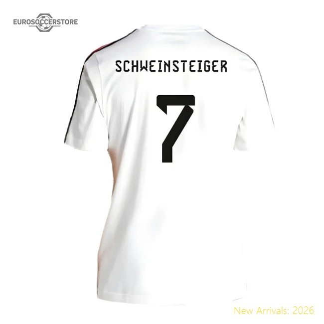 2024-2025 Germany 3S DNA Tee (White) (SCHWEINSTEIGER 7)-Football Jersey Hub