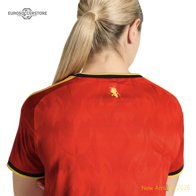 2026-2027 Belgium Home Shirt (Womens)-Football Jersey Hub