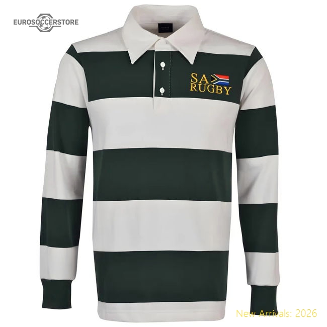 South Africa Hooped Rugby Shirt-Football Jersey Hub
