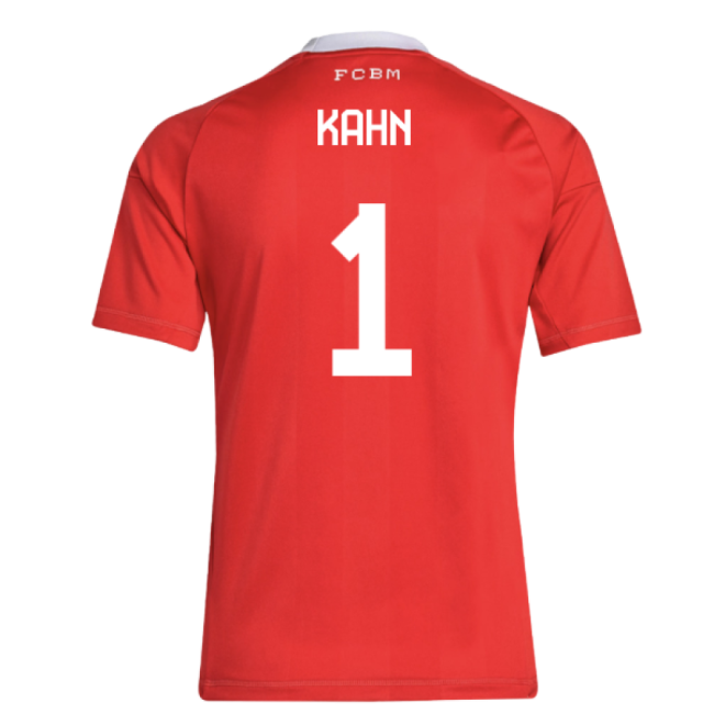 2025-2026 Bayern Munich Third Goalkeeper Shirt (Pure Ruby) - Kids (Kahn 1)-Football Jersey Hub