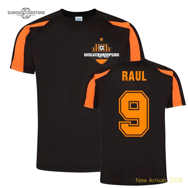 Raul Jimemez Wolves Sports Training Jersey (Black)-Football Jersey Hub