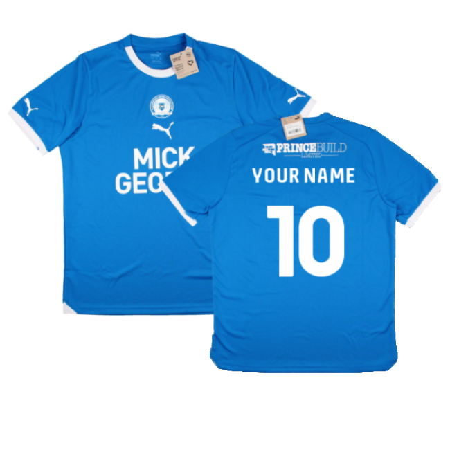 2023-2024 Peterborough United Home Shirt (Your Name)-Football Jersey Hub