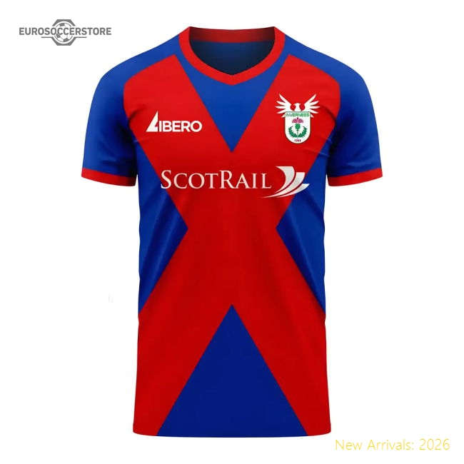 Inverness 2025-2026 Home Concept Football Kit (Libero) - Womens-Football Jersey Hub