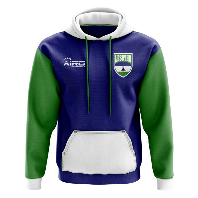 Lesotho Concept Country Football Hoody (Blue)-Football Jersey Hub