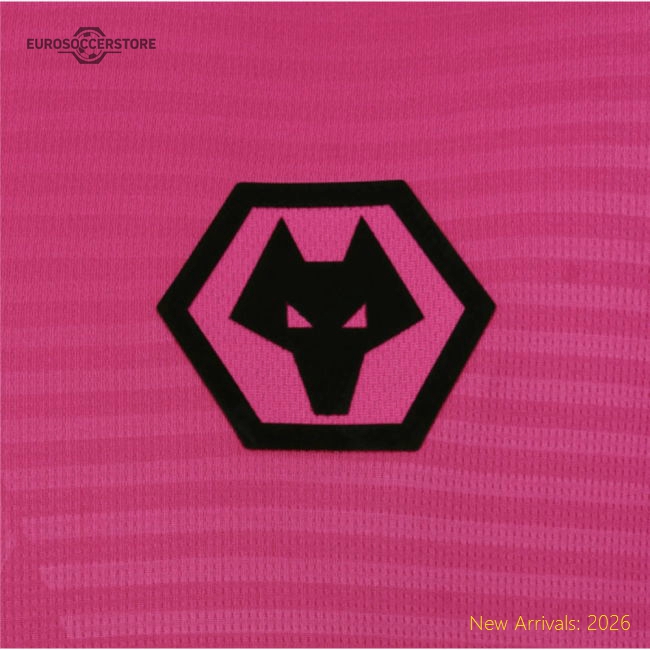 2025-2026 Wolves Goalkeeper Away Shirt (Pink)-Football Jersey Hub