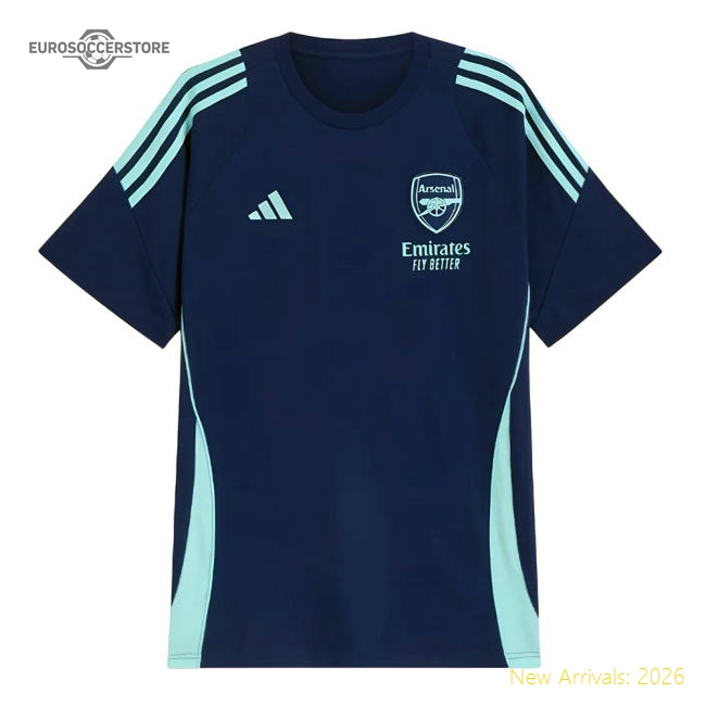 2024-2025 Arsenal Training Tee (Night Sky) (Calafiori 33)-Football Jersey Hub