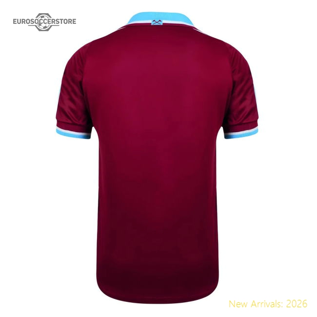 Score Draw West Ham United 2000 Retro Football Shirt-Football Jersey Hub