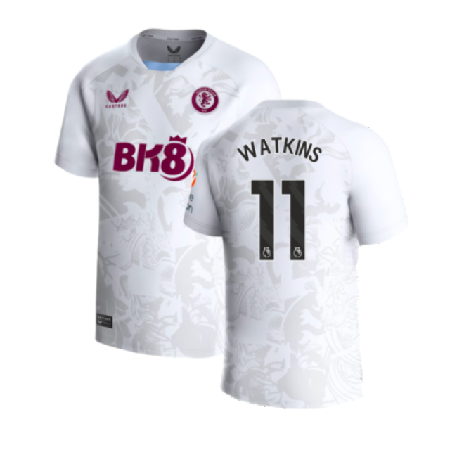 2023-2024 Aston Villa Away Shirt (Watkins 11)-Football Jersey Hub