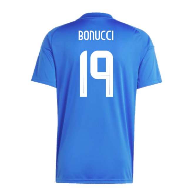 2024-2025 Italy Home Fan Jersey (BONUCCI 19)-Football Jersey Hub