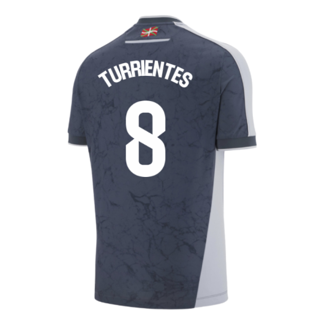 2025-2026 Real Sociedad Away Shirt (Turrientes 8)-Football Jersey Hub