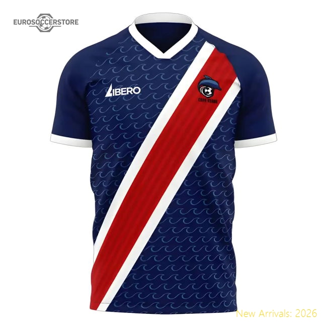 Cape Verde 2025-2026 Home Concept Football Kit (Libero)-Football Jersey Hub