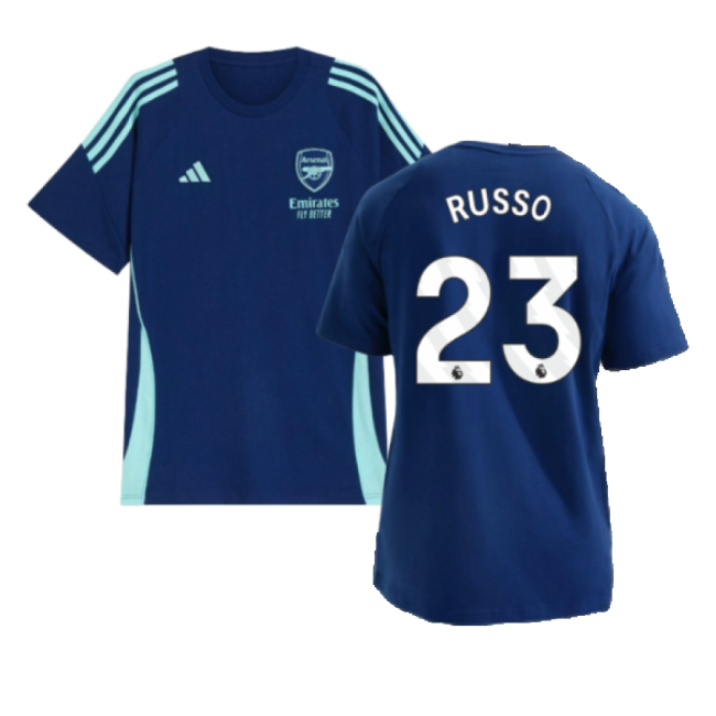 2024-2025 Arsenal Training Tee (Night Sky) (Russo 23)-Football Jersey Hub