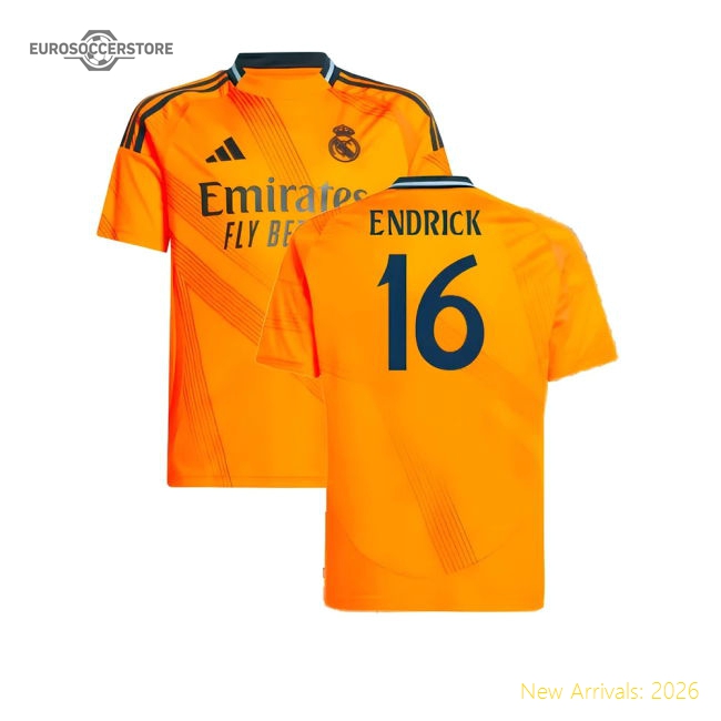2024-2025 Real Madrid Away Shirt (Kids) (Endrick 16)-Football Jersey Hub